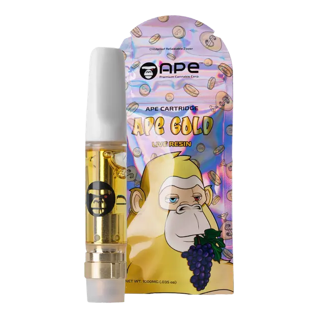1G Live Resin Cartridge | Ape Gold | Sativa