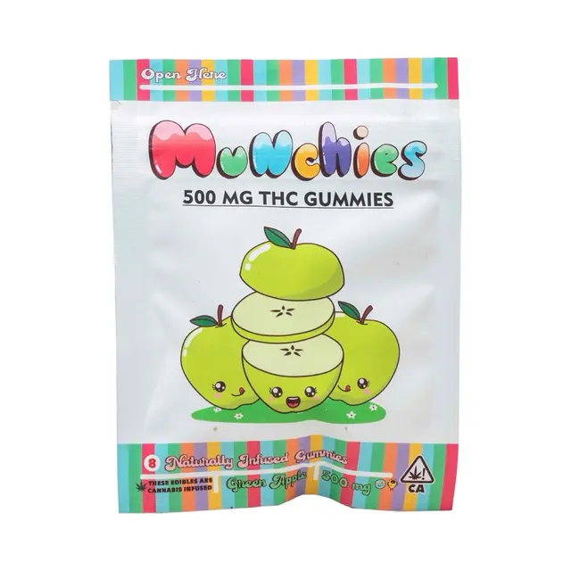 Munchies Gummies | 500mg | Green Apple