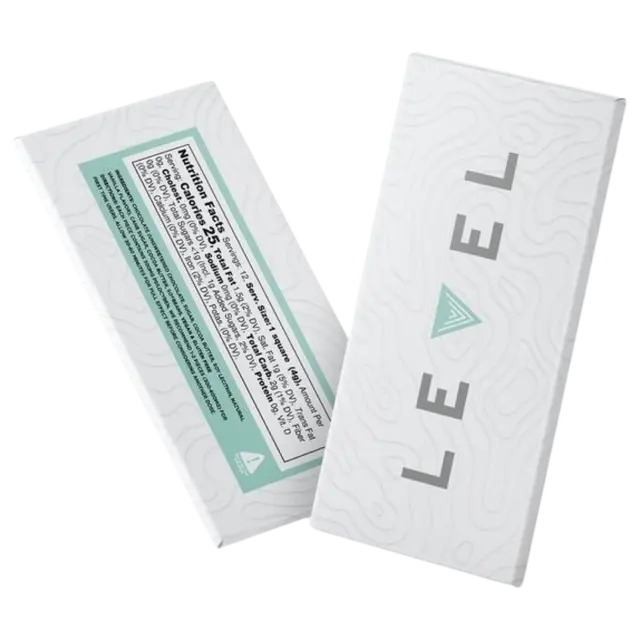 Level | Coffee Chocolate Bar | Vegan and Gluten Free | 3.5G