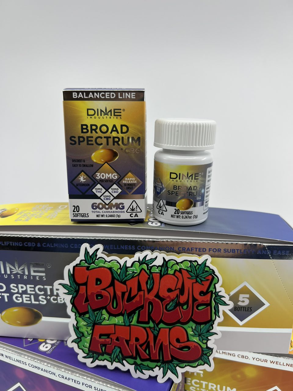 NEW DIME SOFT GELS THC + CBD PILLS